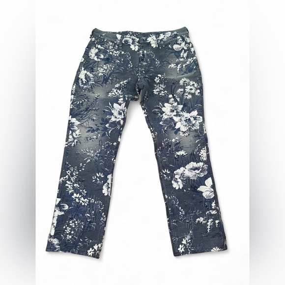 Ralph Lauren Purple Label Women’s Floral Embellished 160 Straight Jeans 34x27